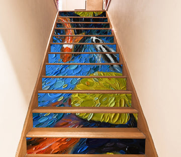 3D Goldfish Oil Painting 96144 Dena Tollefson Stair Risers