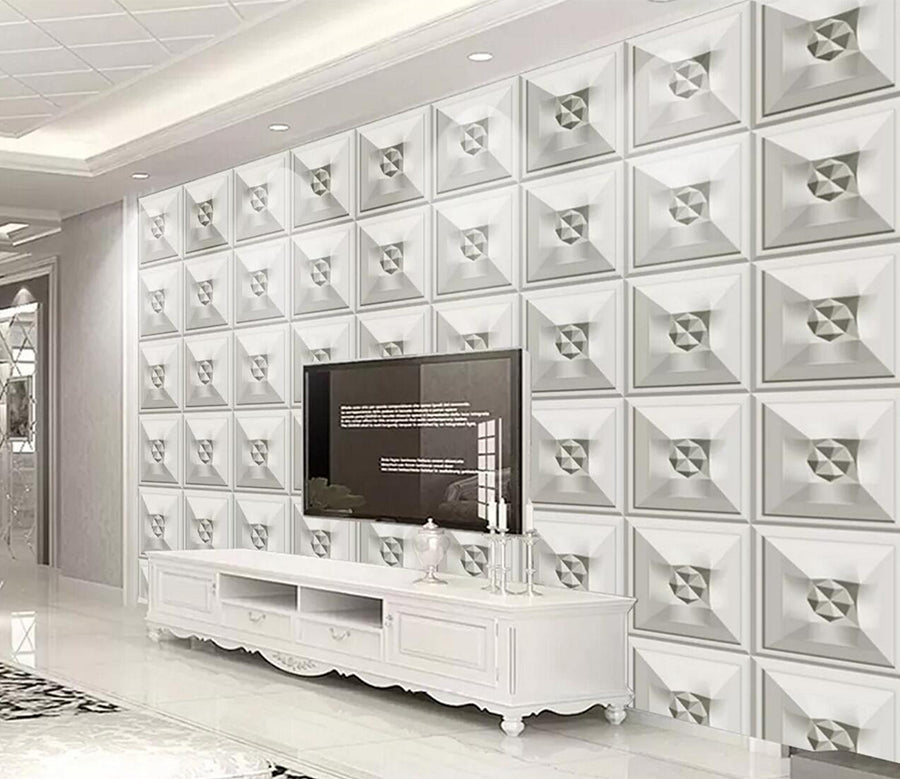 3D Brick Flower WC2100 Wall Murals