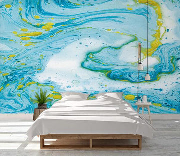 3D Graffiti Blue WC1661 Wall Murals