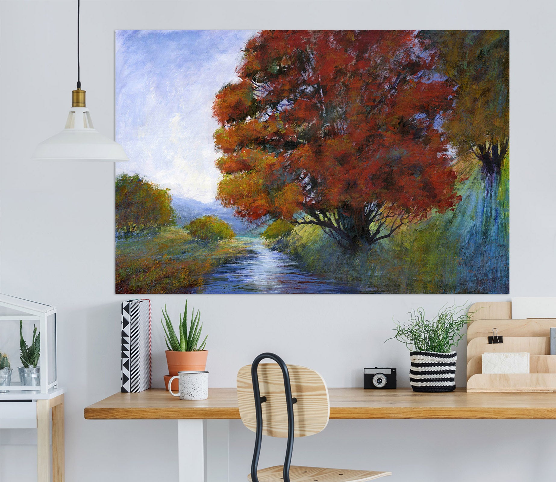 3D Forest River 11 Michael Tienhaara Wall Sticker