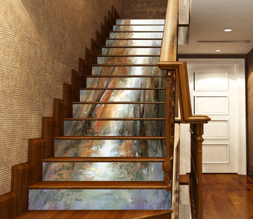 3D Tree Path Painting 94149 Anne Farrall Doyle Stair Risers