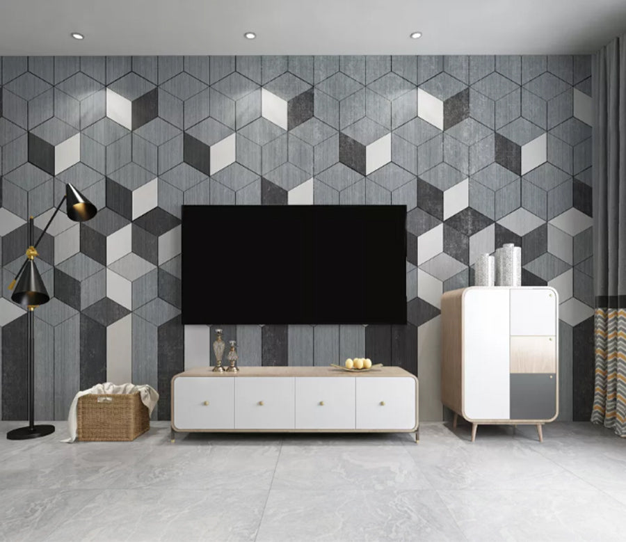 3D Small Square WC2604 Wall Murals