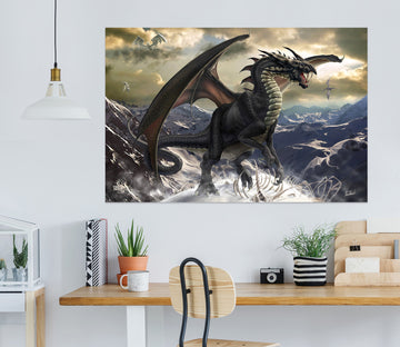 3D Dragon 5097 Tom Wood Wall Sticker
