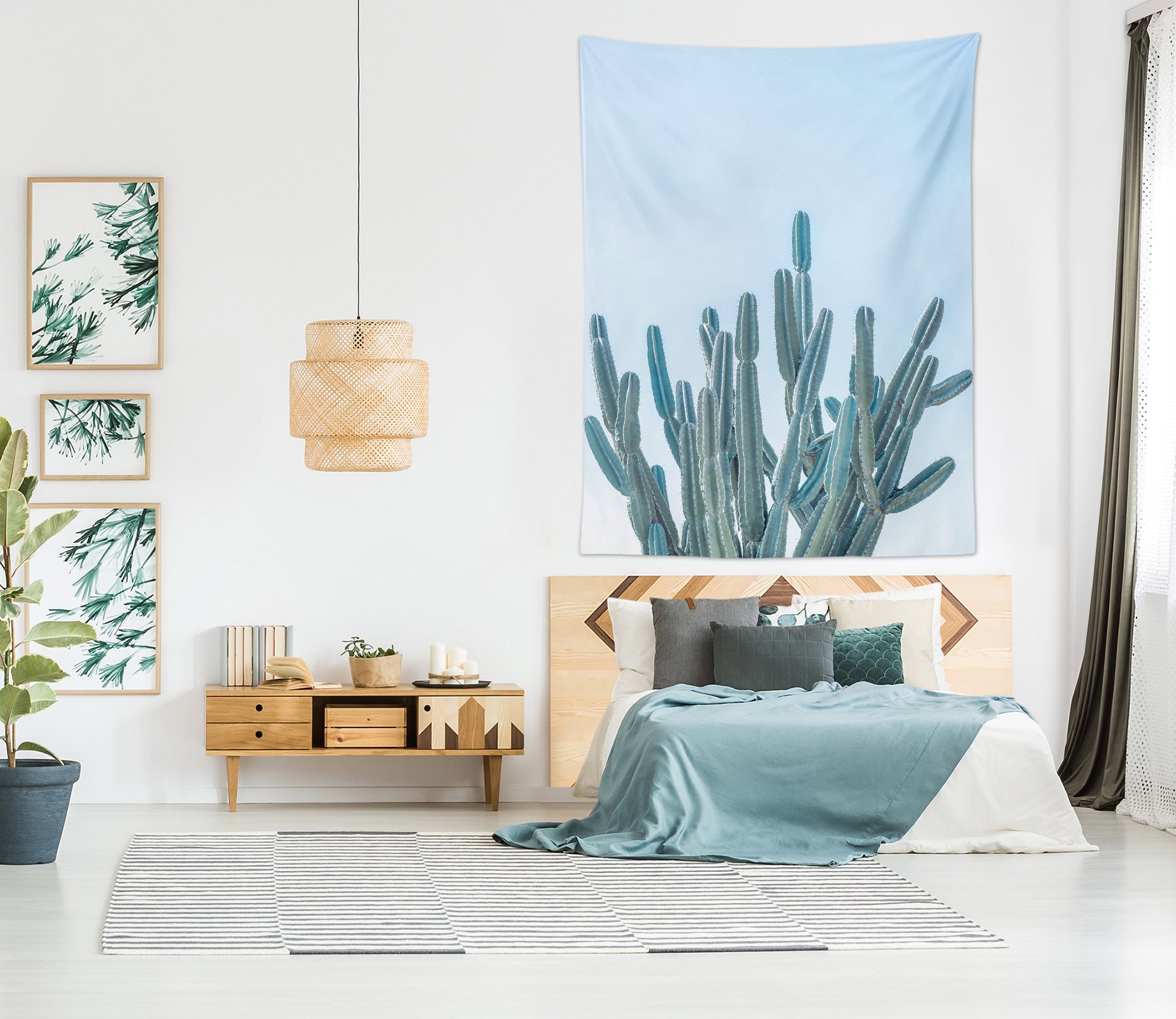 3D Cactus 116182 Assaf Frank Tapestry Hanging Cloth Hang