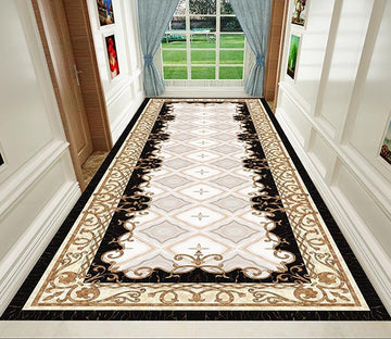 3D Black Lace WG193 Floor Mural Wallpaper AJ Wallpaper 2 