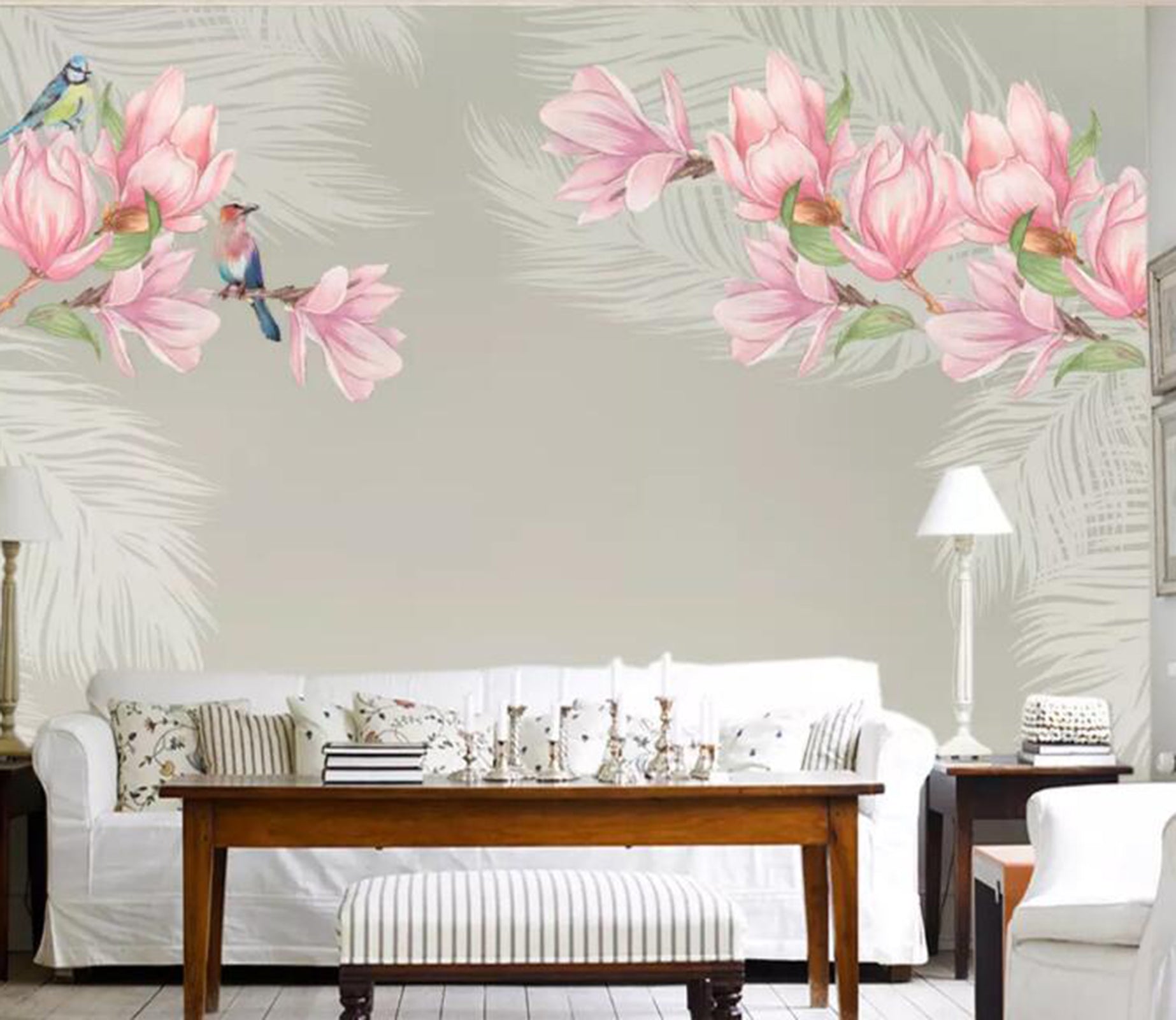 3D Peach Blossom WG82 Wall Murals Wallpaper AJ Wallpaper 2 