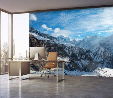 3D Sky Snow Nature 008 Wall Murals