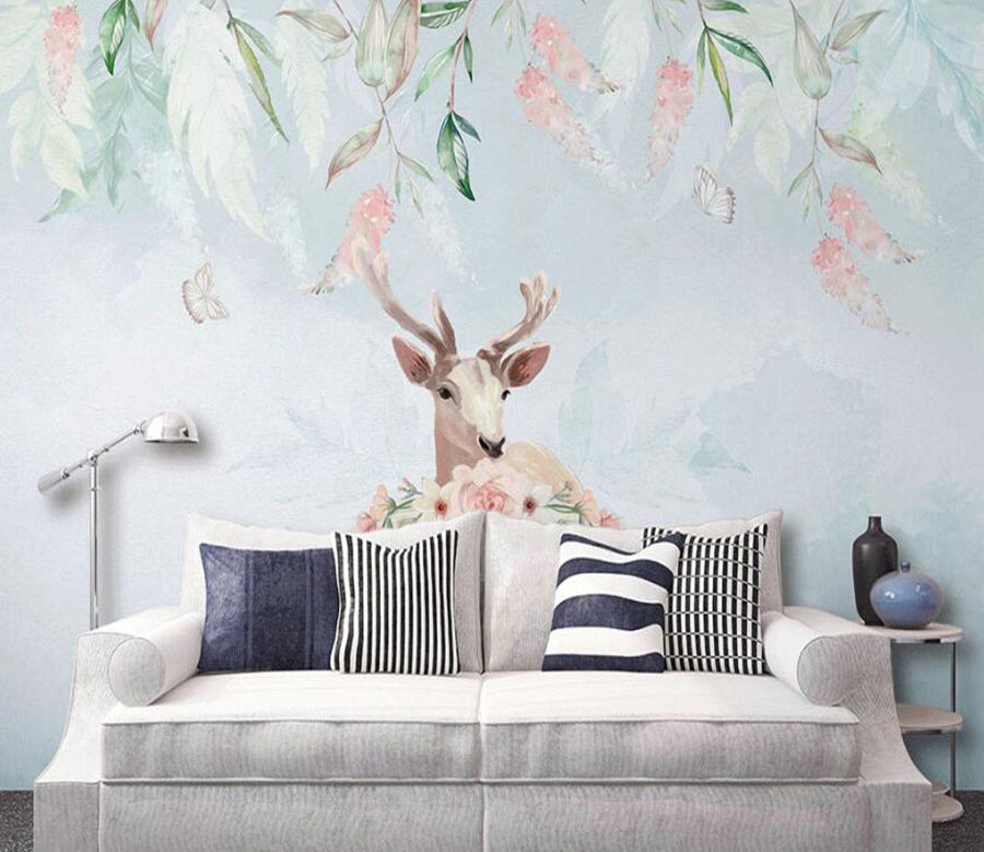 3D Ignorant Deer 886 Wall Murals