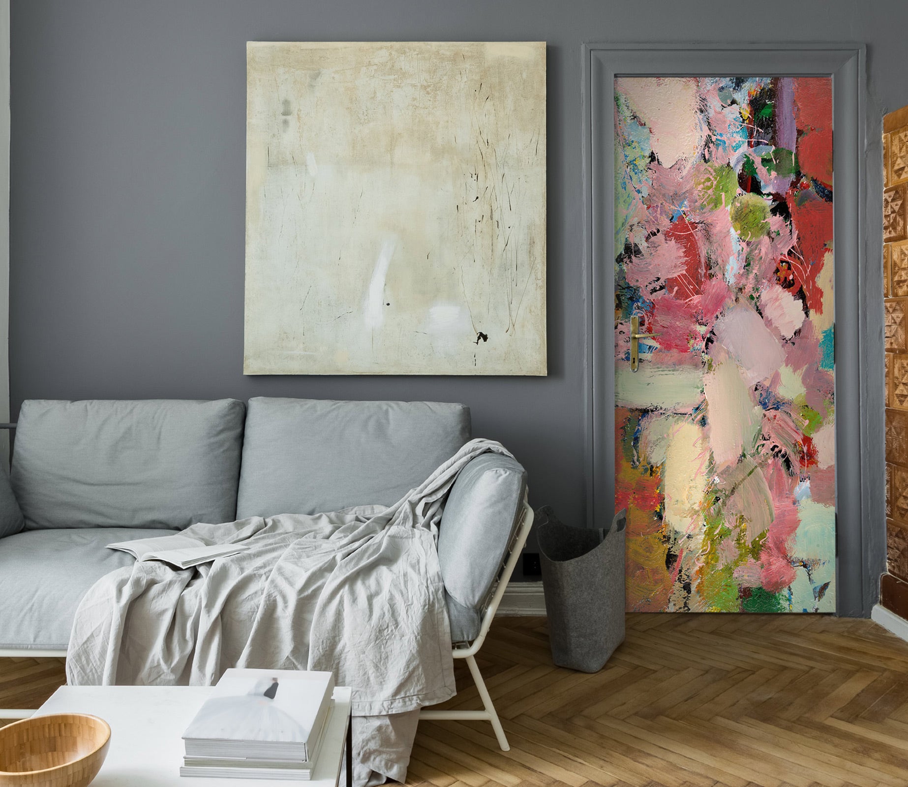 3D Color Pigment Pattern 9309 Allan P. Friedlander Door Mural