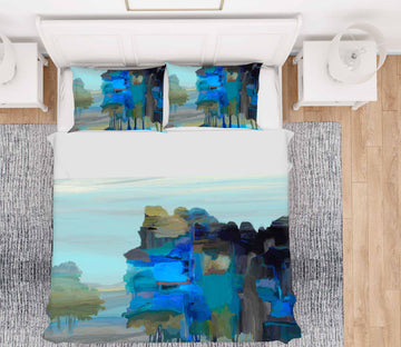 3D Mountain River 2127 Michael Tienhaara Bedding Bed Pillowcases Quilt