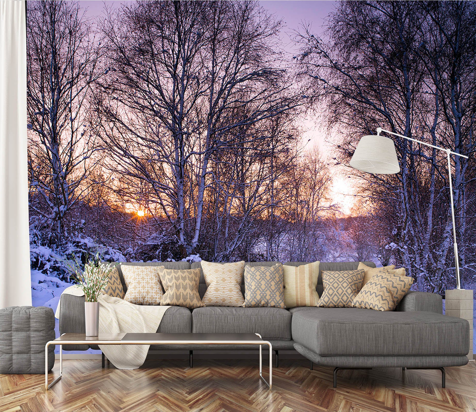 3D Forest After Snow 1402 Assaf Frank Wall Mural Wall Murals