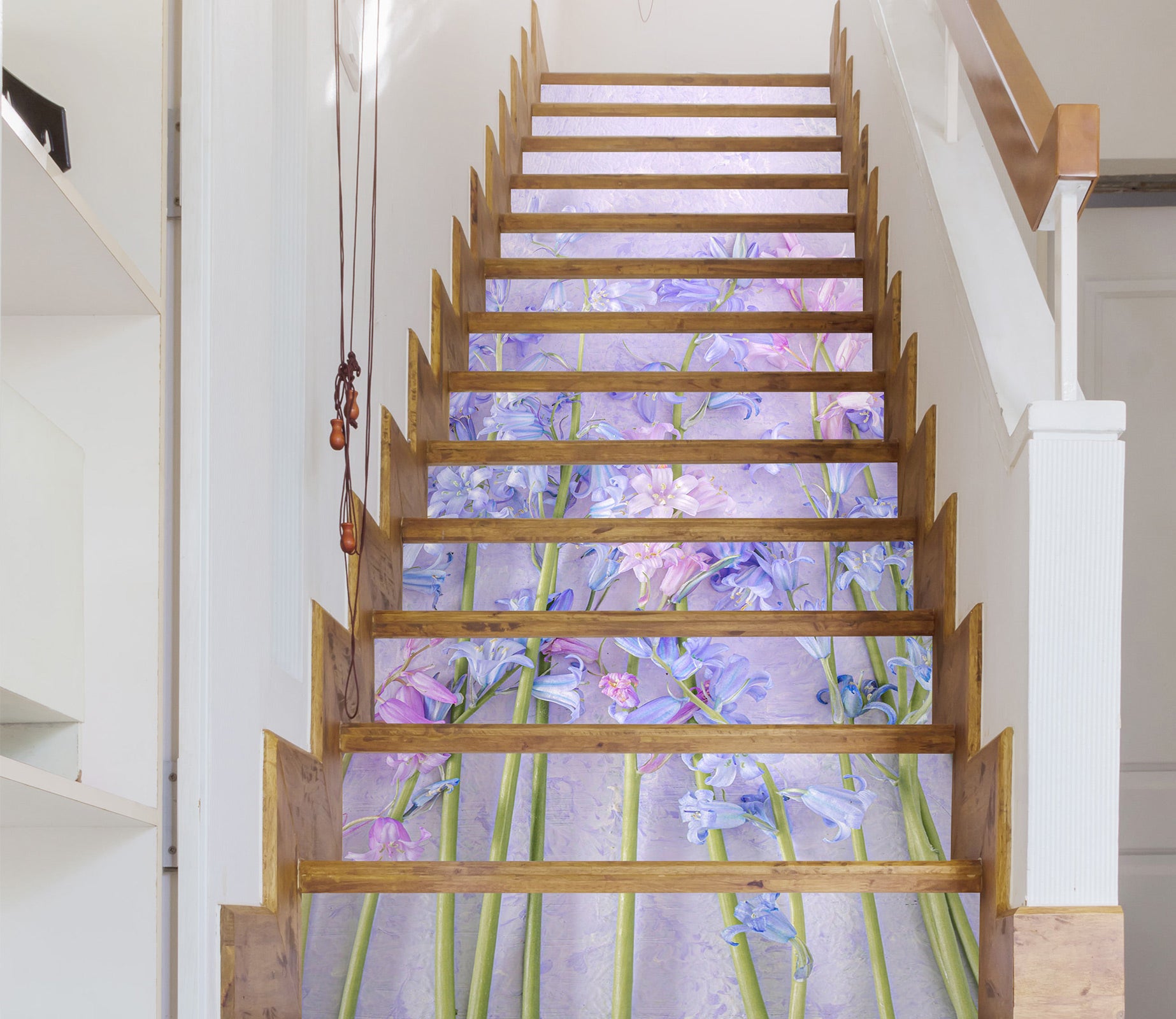 3D Purple Flower 99151 Assaf Frank Stair Risers