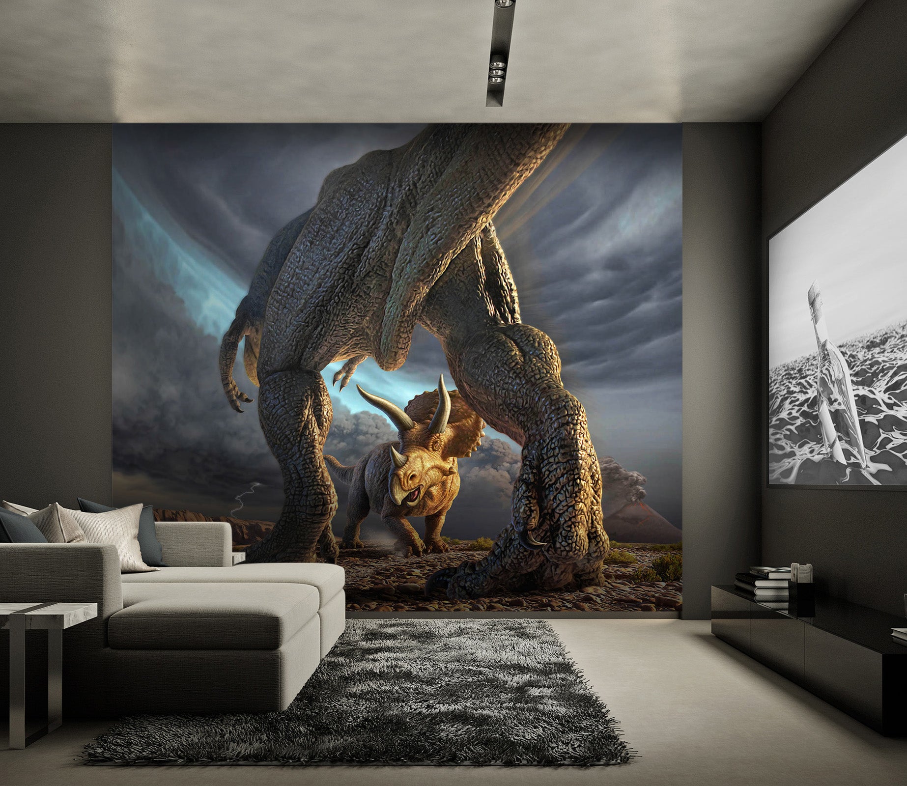 3D Face Off 1410 Jerry LoFaro Wall Mural Wall Murals