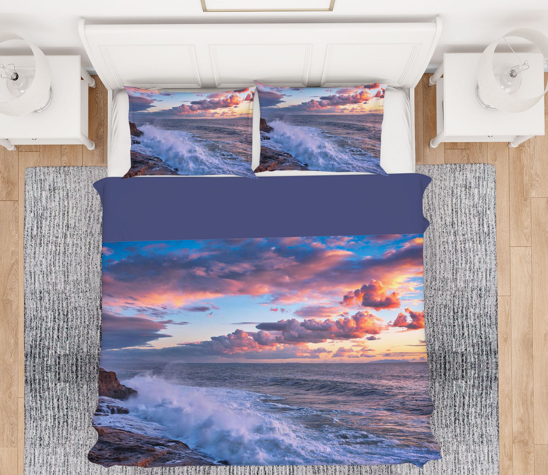 3D Sea Wave 2106 Marco Carmassi Bedding Bed Pillowcases Quilt