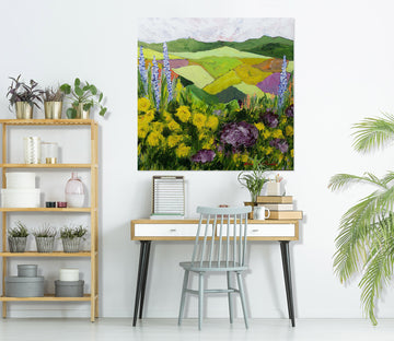 3D Grassland Flowers 326 Allan P. Friedlander Wall Sticker