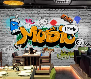 3D Alphabet Graffiti 497 Wall Murals