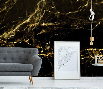 3D Black Gold Irregular 47 Wallpaper AJ Wallpaper 