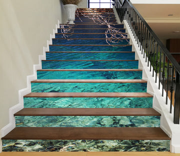3D Clear River Bottom 198 Stair Risers