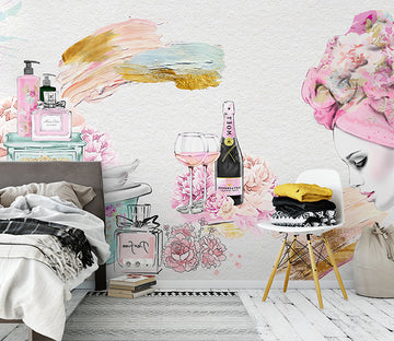 3D Perfume Flower WG160 Wall Murals