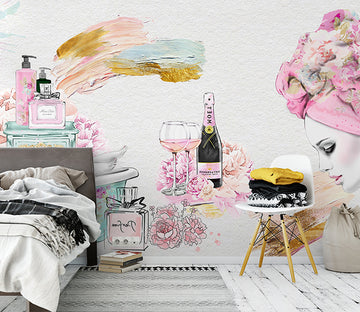 3D Perfume Flower WG160 Wall Murals