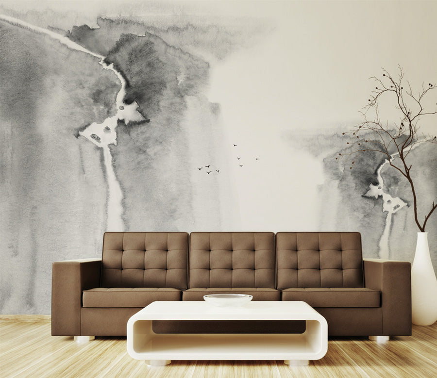 3D Black River WG146 Wall Murals
