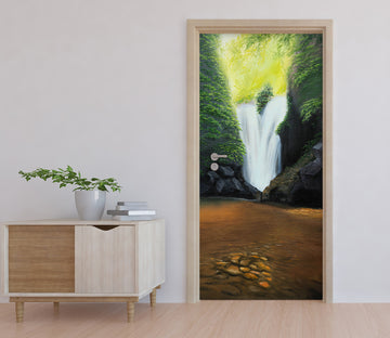 3D Waterfall 9431 Marina Zotova Door Mural