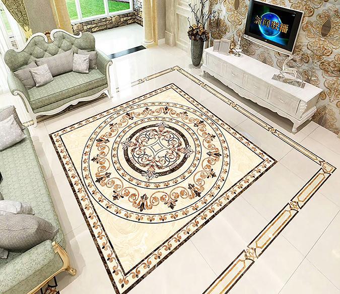 3D Color Pattern WG118 Floor Mural Wallpaper AJ Wallpaper 2 