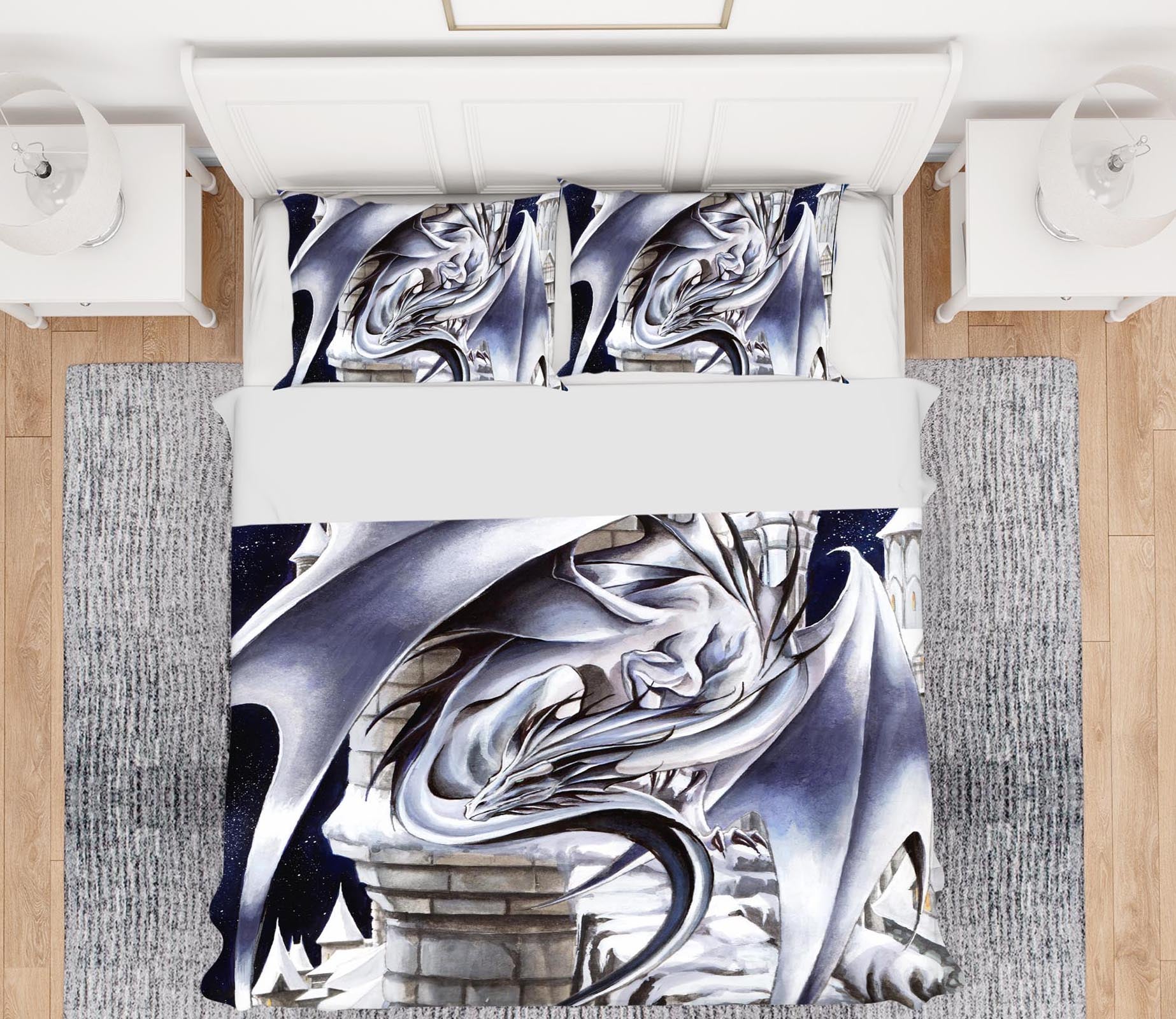 3D Gray Dragon 8339 Ruth Thompson Bedding Bed Pillowcases Quilt Cover Duvet Cover