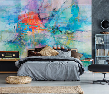 3D Blue Graffiti 1508 Michael Tienhaara Wall Mural Wall Murals