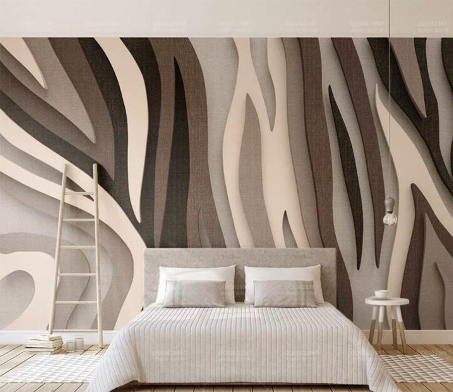 3D Color Abstract WC125 Wall Murals