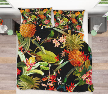 3D Pineapple Flower 161 Uta Naumann Bedding Bed Pillowcases Quilt