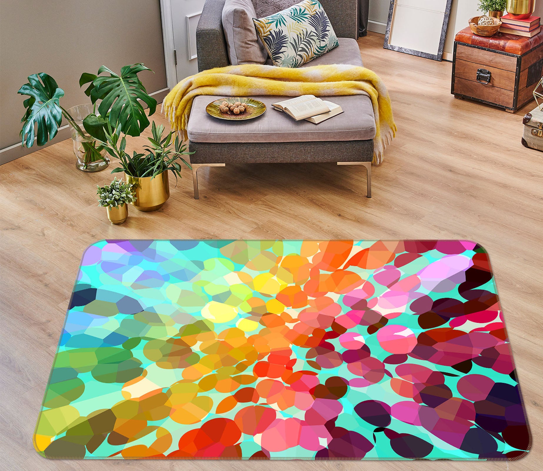 3D Connect 71003 Shandra Smith Rug Non Slip Rug Mat