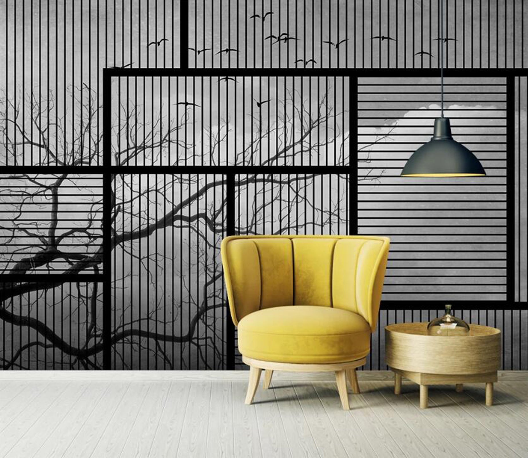 3D Dead Branch Extension 2319 Wall Murals