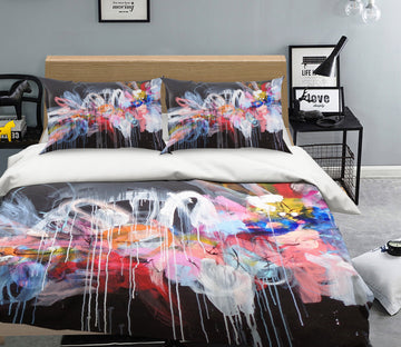 3D Watercolor Graffiti 1175 Misako Chida Bedding Bed Pillowcases Quilt Cover Duvet Cover