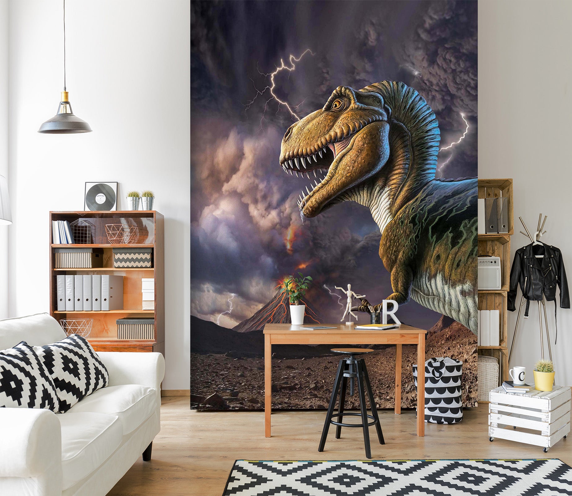 3D Volcano Rex 1419 Jerry LoFaro Wall Mural Wall Murals