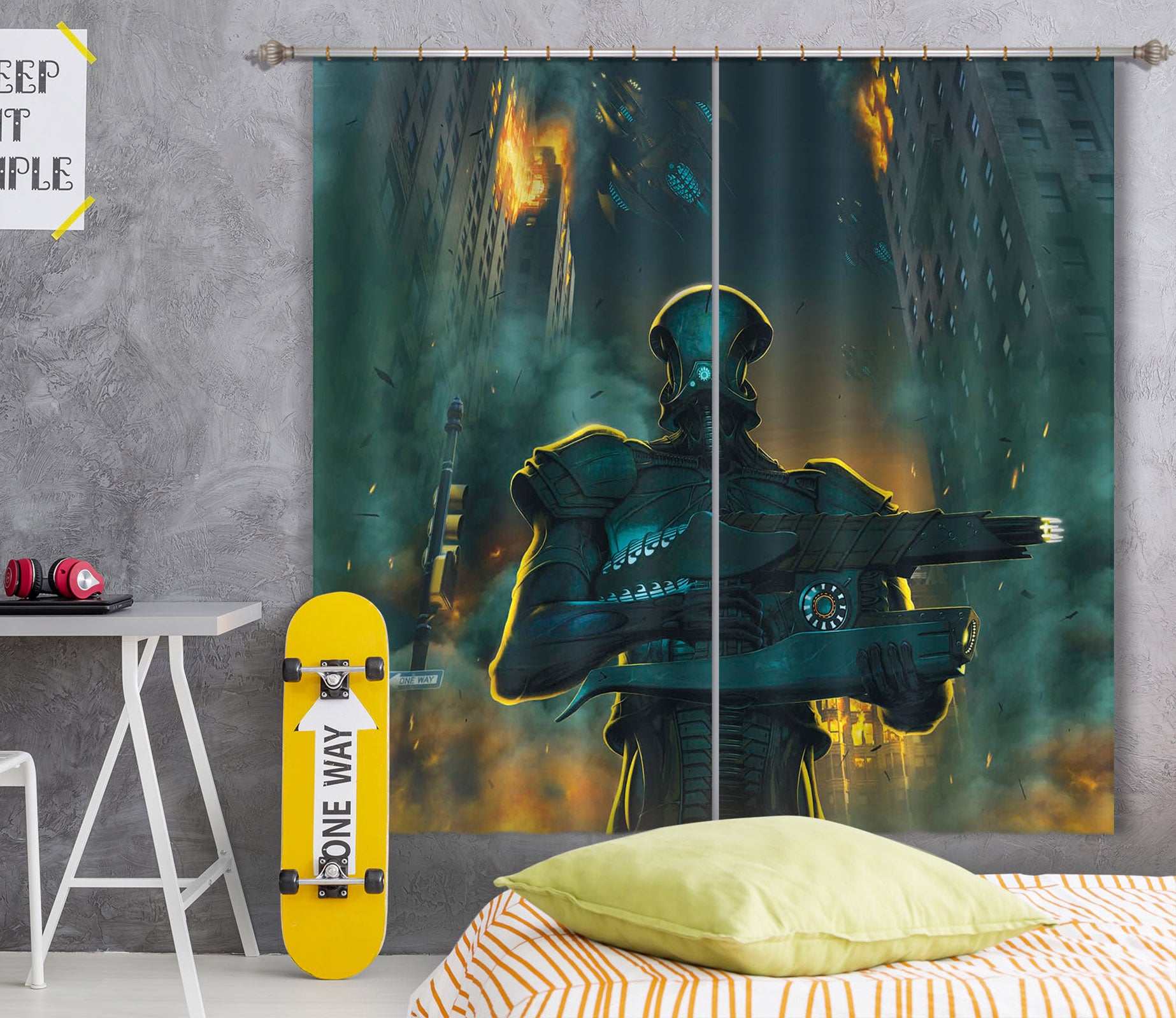 3D Invasion 045 Vincent Hie Curtain Curtains Drapes