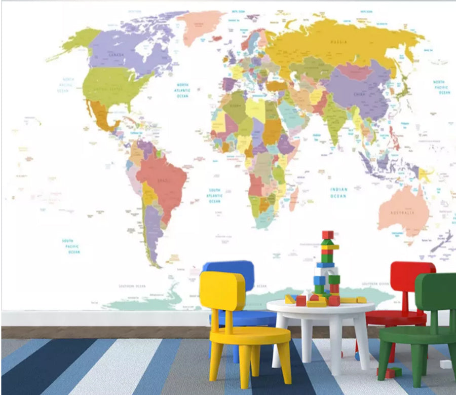 3D Color Map 2003 Wall Murals