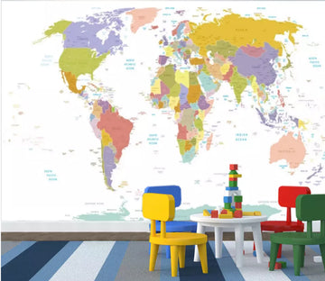 3D Color Map 2003 Wall Murals