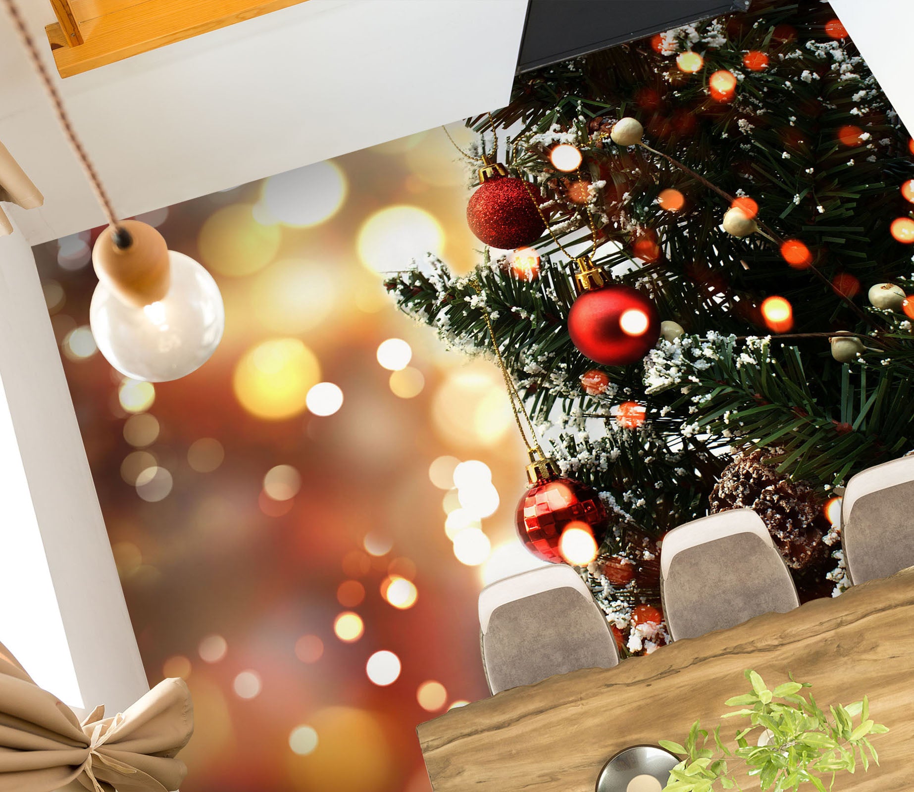 3D Red Wish Bells 1271 Floor Mural  Wallpaper Murals Self-Adhesive Removable Print Epoxy