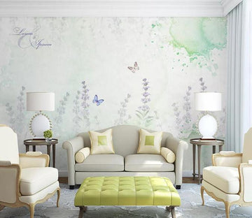 3D Small Flower Butterfly 638 Wall Murals Wallpaper AJ Wallpaper 2 