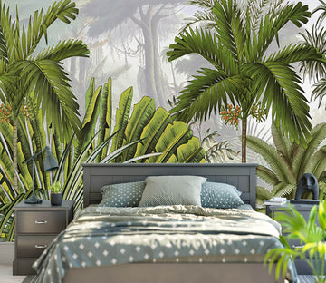 3D Green Forest 1508 Wall Murals