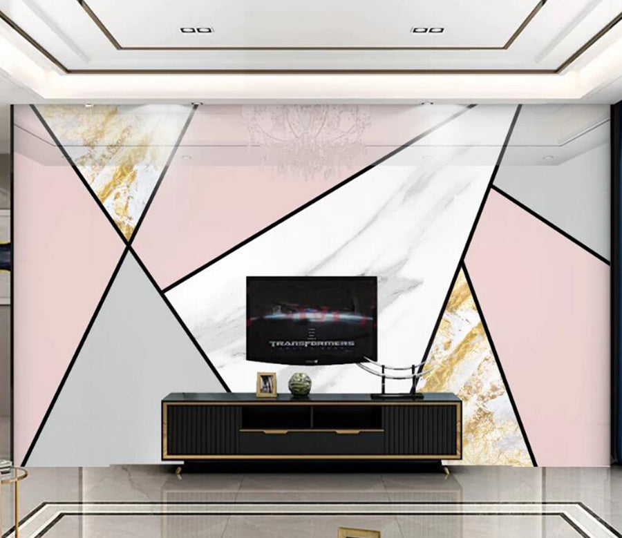 3D Four Color Puzzle 246 Wall Murals