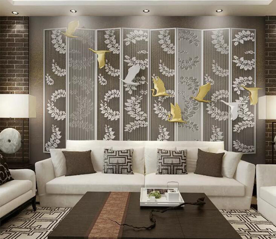 3D Lotus Flower WC150 Wall Murals