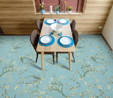 3D Flower Branch 99229 Uta Naumann Floor Mural  Wallpaper Murals Self-Adhesive Removable Print Epoxy