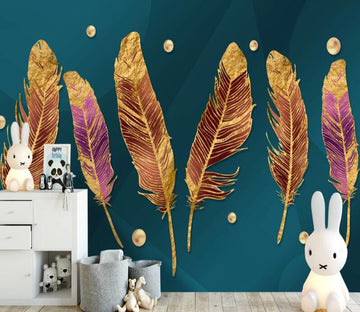 3D Magic Feather 316 Wall Murals