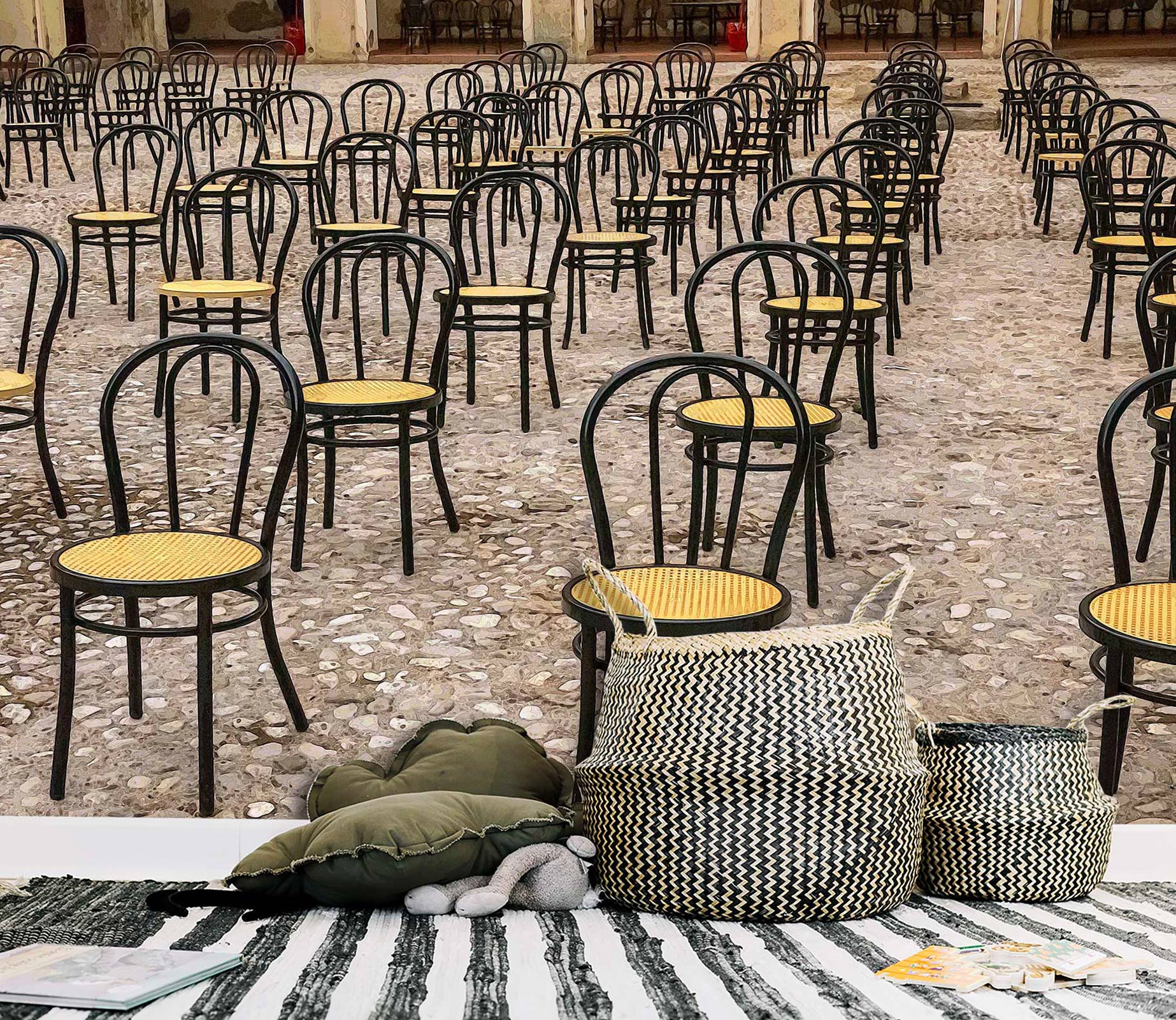 3D Chairs 10877 Alius Herb Wall Mural Wall Murals