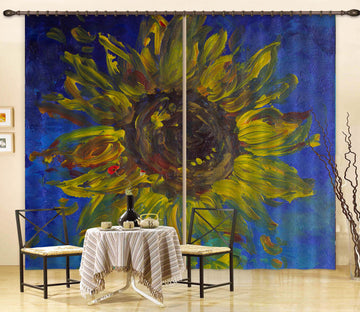 3D Sunflower 3082 Debi Coules Curtain Curtains Drapes