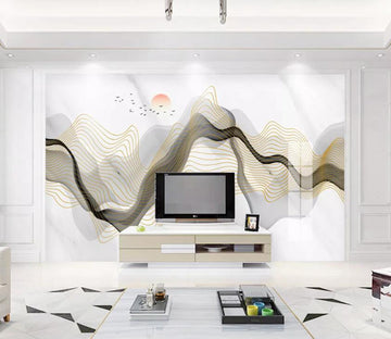 3D Color Wave WC32 Wall Murals Wallpaper AJ Wallpaper 2 