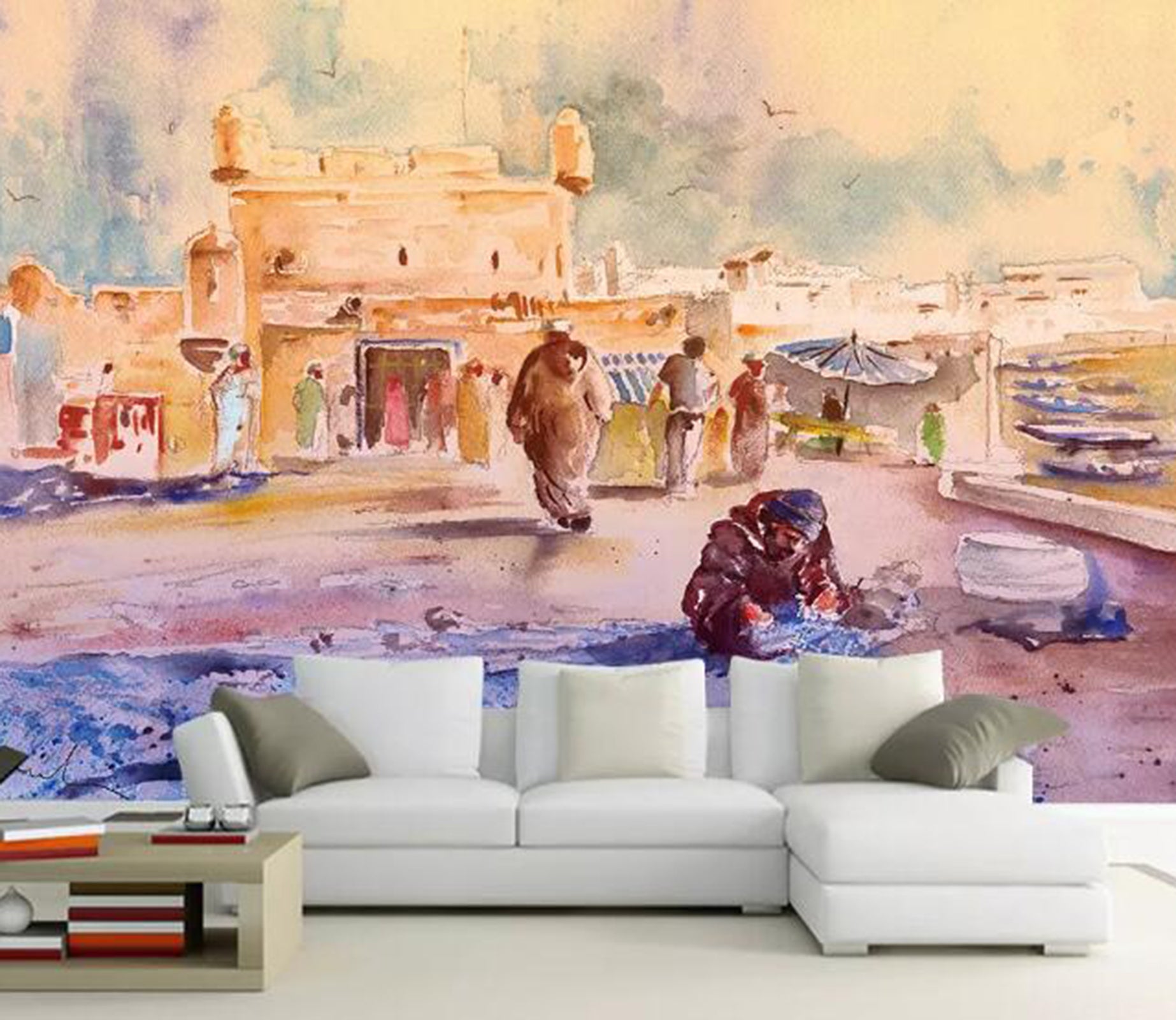 3D Lovely Town WG24 Wall Murals Wallpaper AJ Wallpaper 2 