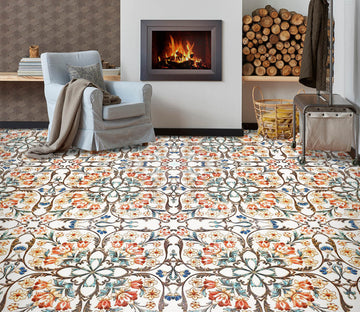 3D Exquisite Pattern 766 Floor Mural  Wallpaper Murals Rug & Mat Print Epoxy waterproof bath floor